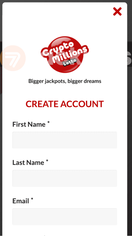 screenshot step 2 how to sign up