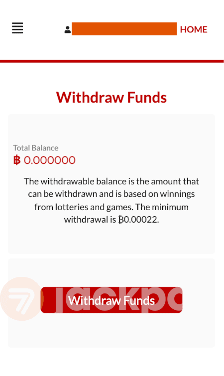 screenshot step 3 how to withdraw