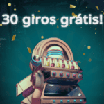 imagem da promoção de giros turbinados do cassino da 22Bet.