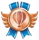 Balloon Race Bronze Ribbon symbol