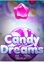 candy dreams slot logo.